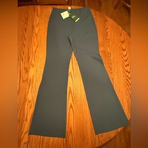 Halara Flex High Waisted Back Pocket Flare Work Pants Nighttime Blue S NWT